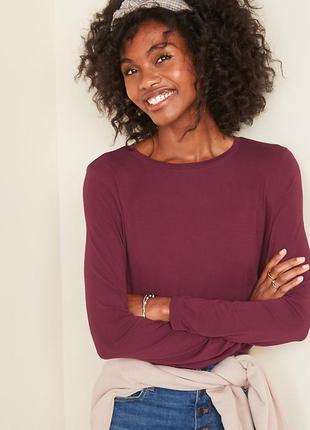 Новый с биркой лонгслив реглан old navy(gap) luxe crew-neck long-sleeve с круглым вырезом