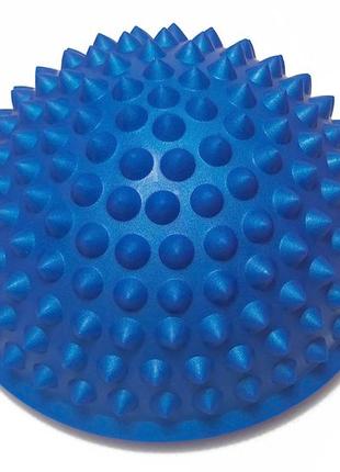 Півсфера масажна кіндербол easyfit 15 см жорстка синя1 фото