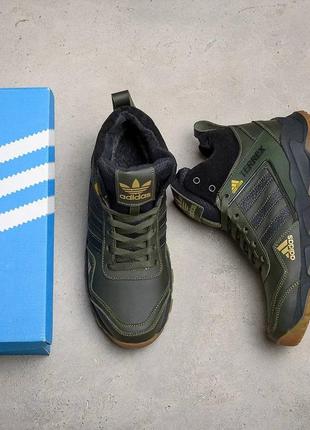 Мужские зимние ботинки adidas terrex green3 фото