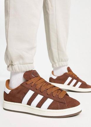 Замшеві кеди adidas originals campus 00s «bark» 45 розмір4 фото