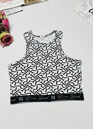Топ майка укорочена від river island 🩷