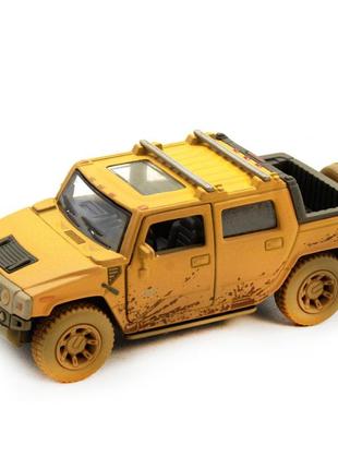 Іграшкова машинка джип hummer в грязі kt5097wy інерційний