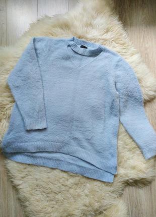 💛❄️🩵 очень теплый мягкий свитер с чокером3 фото