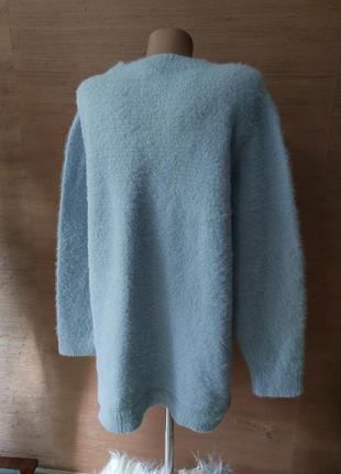 💛❄️🩵 очень теплый мягкий свитер с чокером7 фото