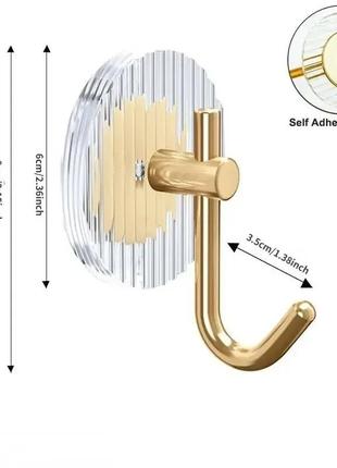 Самоклеющиеся акриловые крючки для ванной и кухни
