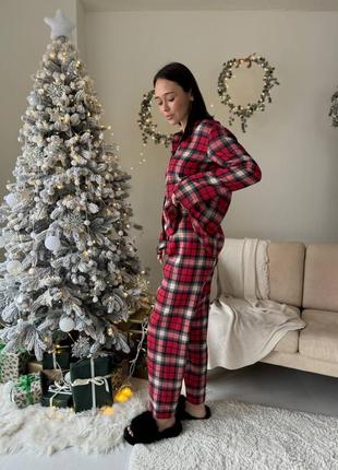 Жіноча новорічна піжама6 фото