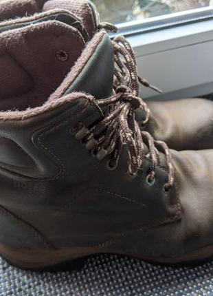 Шикарные нубуковые ботинки для походов и снегопадов. разм. 38 (24,6)5 фото
