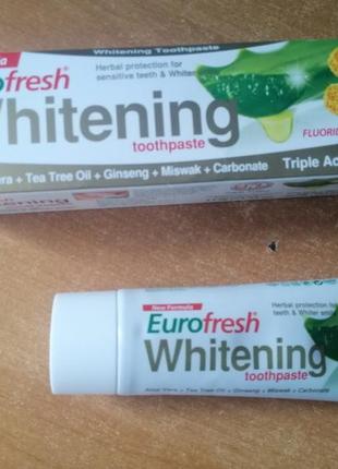 Зубная паста отбеливающая farmasi eurofresh whitening toothpaste — цена 85  грн в каталоге Зубные пасты ✓ Купить товары для красоты и здоровья по  доступной цене на Шафе | Украина #36379556
