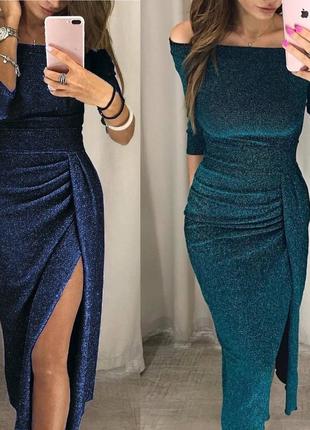 Платье с люрексом, праздничное