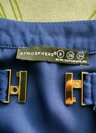 Легкая блуза шифон, двухцветная,  на замочке р. s/36, от atmosphere5 фото