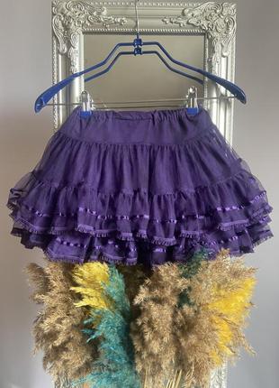 Фиолетовая юбка пачка