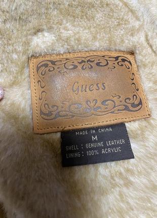 Дубленка guess искусственная4 фото