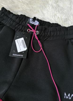 Спортивно-прогулянкові штани джоггери на флісі унісекс boohoo5 фото