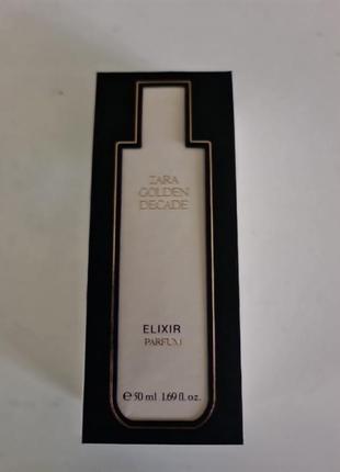 Zara golden decade elixir 50ml parfum3 фото