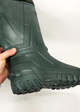 Сапоги качественные резиновые утепленные высокие. размер 42, резиновая рыбацкая обувь, мужские сапоги2 фото