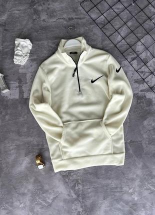 Мужская кофта флиска nike белая