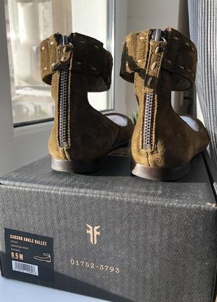 Балетки frye carson ankle ballet flat4 фото