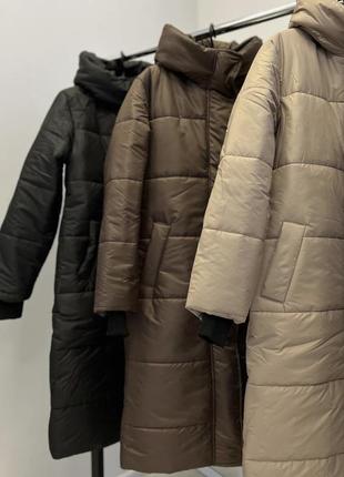 Тепла зимова куртка пуховик пальто10 фото