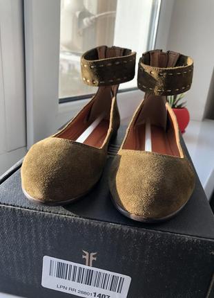 Балетки frye carson ankle ballet flat8 фото