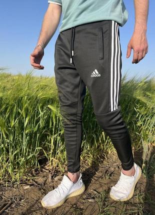 Спортивные мужские штаны adidas / адидас с полосками р. xxl1 фото