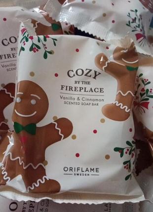 Мило cozy by the fireplace