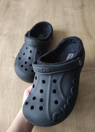 Утепленые сабо crocs , оригинал,  m6-w8(38).