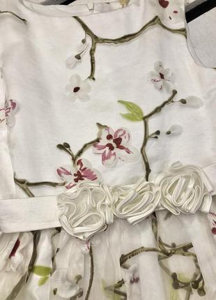 Сукня нарядна для дівчинки sly польща біле 134-1586 фото
