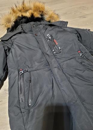 Куртка удлиненная зимняя 140-1526 фото
