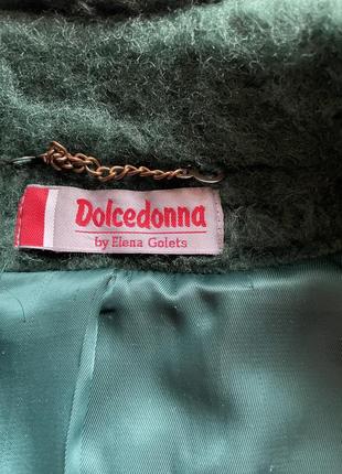 Шикарное женское дизайнерское зимнее шерстяное пальто от олены игол dolcedonna размер 523 фото