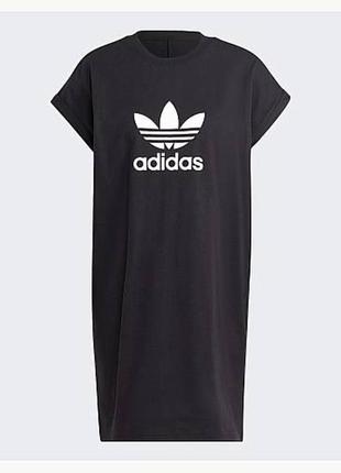 Бавовняна сукня adidas originals4 фото