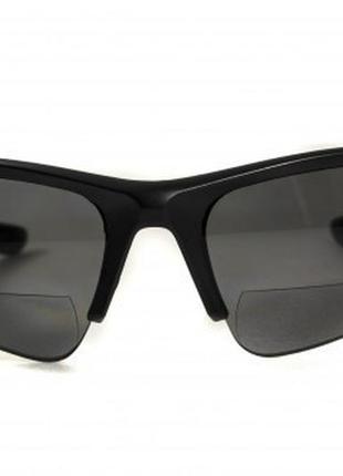 Бифокальные поляризационные защитные очки 3в1 bluwater winkelman-1 (+2.5) polarize (gray) серые3 фото