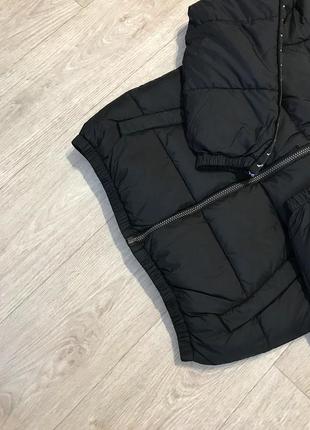 Зимовий пуховик kappa з лампасами4 фото