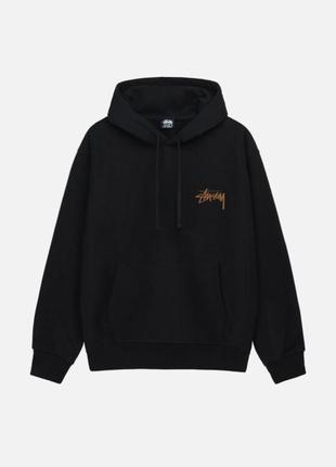 Худи черный loys stussy skate-tough xs