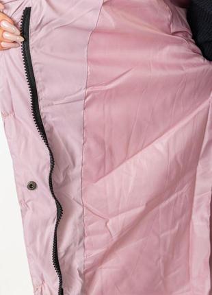 Куртка женская прямого кроя, цвет пудровый, размер xl, 235r18167 фото