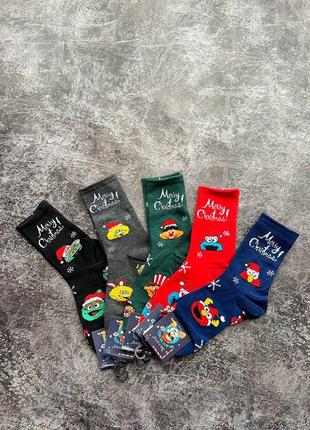 Новорічні шкарпетки для чоловіків | різдвяні носки чоловічі2 фото