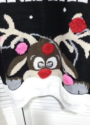 Новорічний светр,туніка.унісекс.3 фото