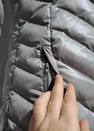 Фирменный натуральный длинный пуховик одеяло