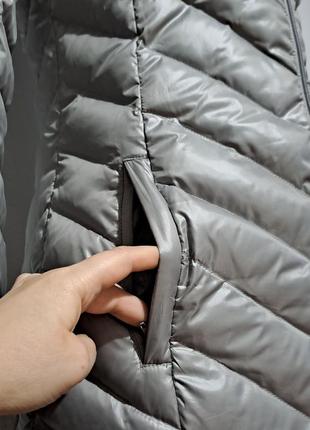 Фирменный натуральный длинный пуховик одеяло