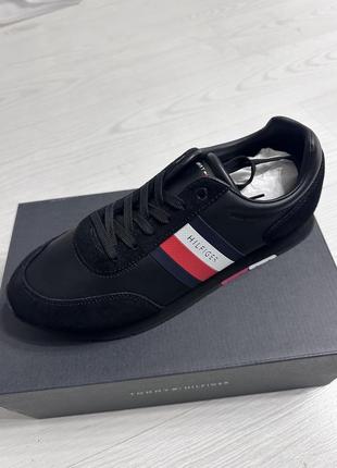 Новые мужские черные кроссовки Tommy hilfiger