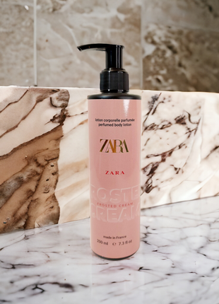 Парфюмированный лосьон для тела zara frosted cream 200 ml