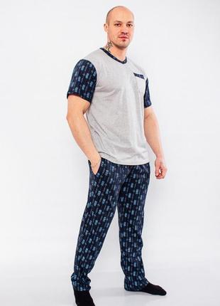Піжама чоловіча в клітинку5 фото