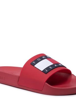 Новые шлепанцы tommy hilfiger ( th pool slides ) с америки 10us,11us,11,5us