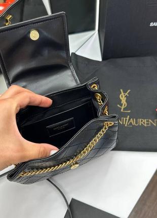 Кожаная сумка в стиле yves saint laurent3 фото