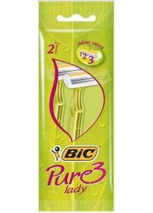 Станок для бритья bic pure lady 3 (4шт)