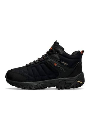 Merrell cordura black orange fur