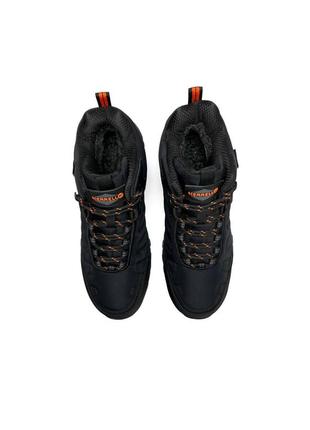 Merrell cordura black orange fur6 фото