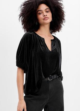 Жіноча велюрова блуза gap
