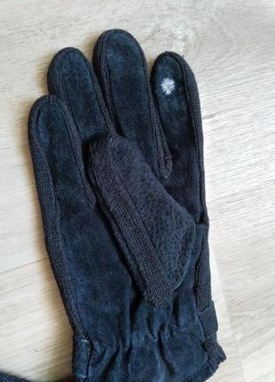 Сенсорные перчатки на подростка замшевые2 фото