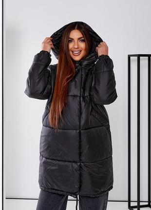 Жіноча тепла зимова куртка,пуховик,пальто,женская зимняя тёплая куртка балоновая