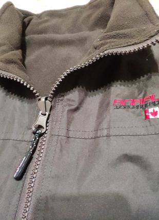 Італія, бренд anapurna для альпіністів, гірська двостороння оригінальна куртка на флісі